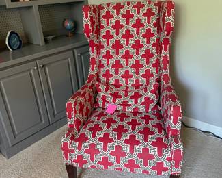 Red Abstract Chair
26.5 in x 26in x 48in