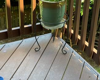 Flower Pot and Stand $20
