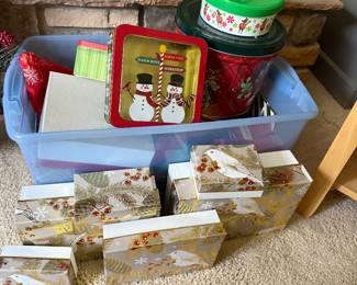 Christmas Boxes and Tins $8 for all 