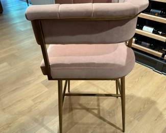 Pink and Gold Bar Stools Set of 4
19 x 23 x 40