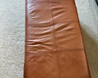 Brown Leather Ottoman
47 in x 23 in x 18 in