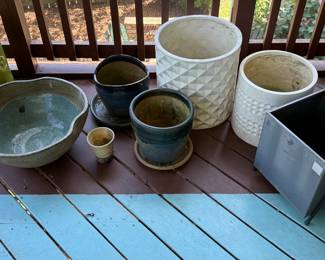 All flower pots shown $40 for all 