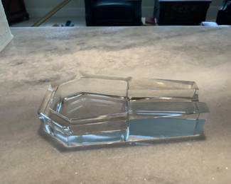 Dunhill Crystal Cigar Holder / Ash Tray.