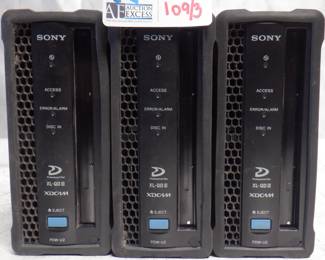 LOT OF 3 SONY PDW-U2 XD CAMS