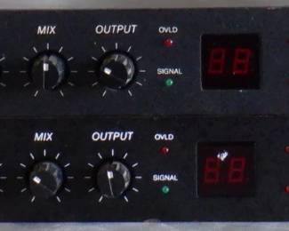 LOT OF 2 ALESIS MIDIVERB 11 EFFECTS PROCESSOR