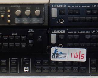 LOT OF 5 ELECTRONICS INCLUDING LV-3330, LV-7380