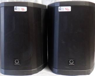 LOT OF 2 INSPIRE IP500 SPEAKERS TURBO SOUND
