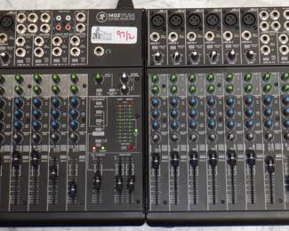 LOT OF 2 MACKIE 1402-VLZ4 MIXERS
