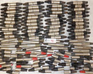 LOT 3 PIN XLR PAIRS APPX 60 PIECES