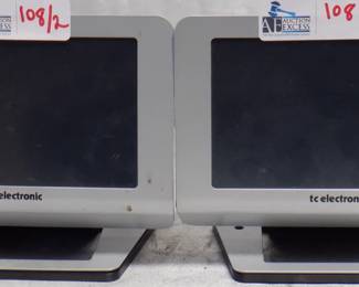 LOT OF 2 TC ELECTRONICS TOUCH MONITORS