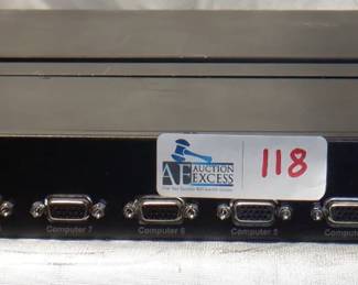AVOCENT LCD17SWT8-001 RACK MOUNT MONITOR AND KEYBOARD