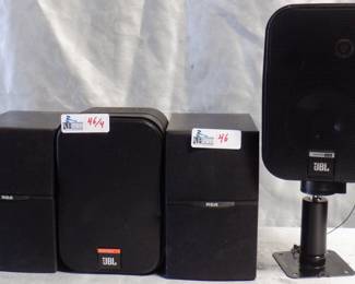 LOT OF 4 SPEAKERS INCLUDING JBL CONTROL ONE, RCA RT-2500