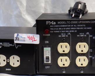 ILOT OF 2 POWER TRANSFORMERS NCLUDING HAMMOND 240 VOLT, AND MORE
