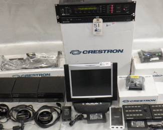 LOT CRESTRON ELECTRONICS AND MORE