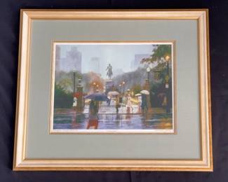 ‘Candace Lovely’ Signed Print * Arlington Street Shower “Memories” * UV True guard Glass
