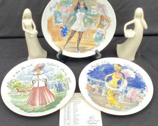 Vintage Limoges D'Arceau Limited Edition Marlene Decorative Plate - Women of the Century Collection
