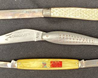 3 Rare and Collectible Vintage Pocket Knives