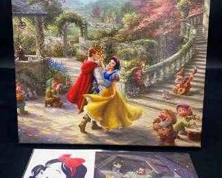 Snow White Collectible Print By Thomas Kinkade * 4 New Poscards