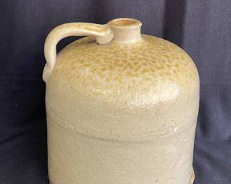 Antique Stoneware Salt Glaze Tobacco Spit Jug