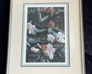 ‘Terry Isaac’ PNW Artist “Tasting Spring ~Anna’s Hummingbird” * Signed & Numbered 182/1250