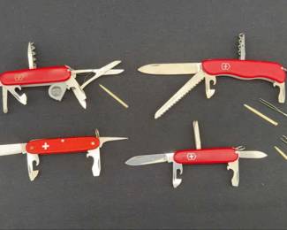 Victorinox Scout Made In Switzerland, Multi-blade Swiss Army Knives * ‘Officier Suisse’ * Model 79