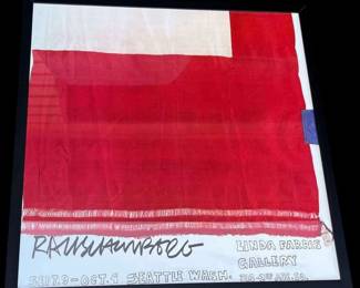 PNW Linda Farris Gallery Poster for the 1977 Robert Rauschenberg Show in Seattle