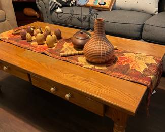 coffee table with drawers