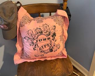 chair and pillow
