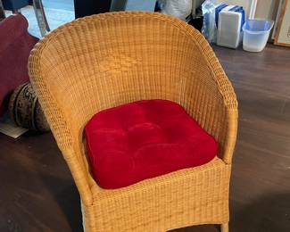 wicker chair