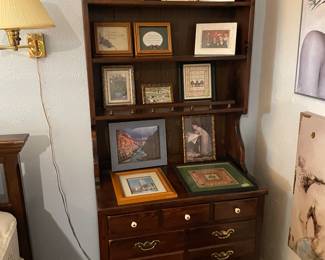 Pair Ethan Allen bookcases
