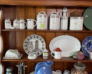 Antique German food storage cannisters