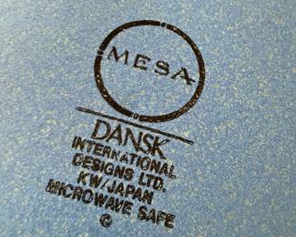 Dansk Mesa Sky Blue Dinner Plate