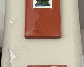 Set of 3 Matching Nautical Themed Ceramic Wall Plaques