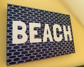 Beach Wall Sign