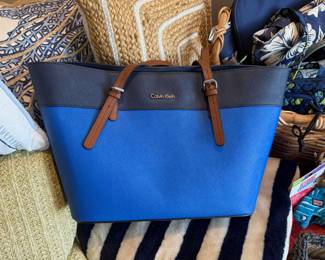 Calvin Klein Blue Hand Bag
