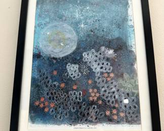 2013 Framed Giclée Print "Jellyfish Tidepool No. 2" by Jill Bliss
