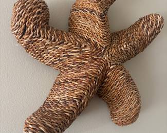 Wicker Starfish Decor