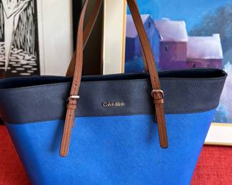 Calvin Klein Blue Hand Bag