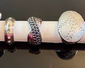 Sterling rings
