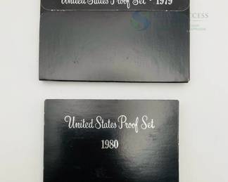 1979 & 1980 US Mint Proof Coin Sets