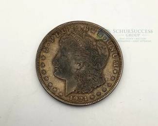 1921 Morgan Silver Dollar