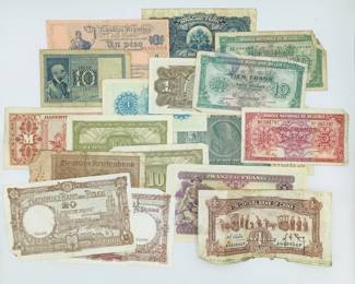Collection of World Bank Notes