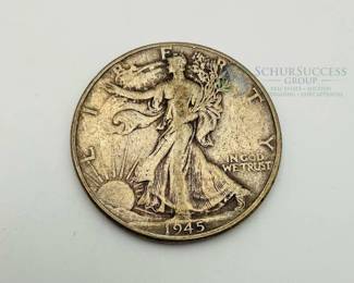1945 Walking Liberty Half Dollar