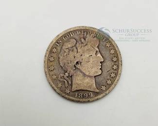 1899 Barber Half Dollar