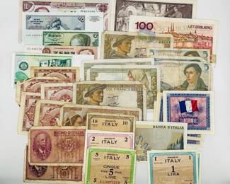 Vintage Banknotes Collection