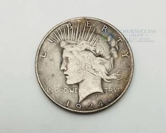 1924 Silver Peace Dollar