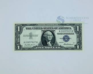 1957 One Dollar Silver Certificate
