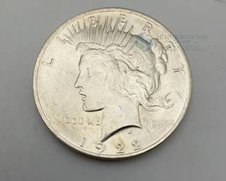 1922 U.S. Mint Peace Dollar
