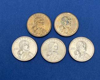 2000 Sacagawea Dollar Coins Set