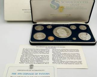 1976 Panama Proof Set